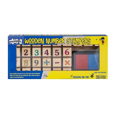 Number Stamper Set - Wooden, 28 Piece